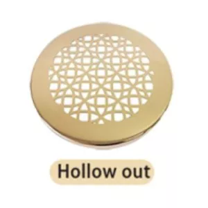 पोकळ टिन मेणबत्ती जार झाकण