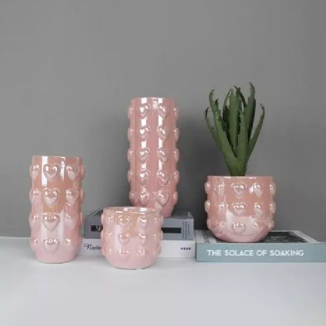 Pure Color Decorative Ceramic Vase